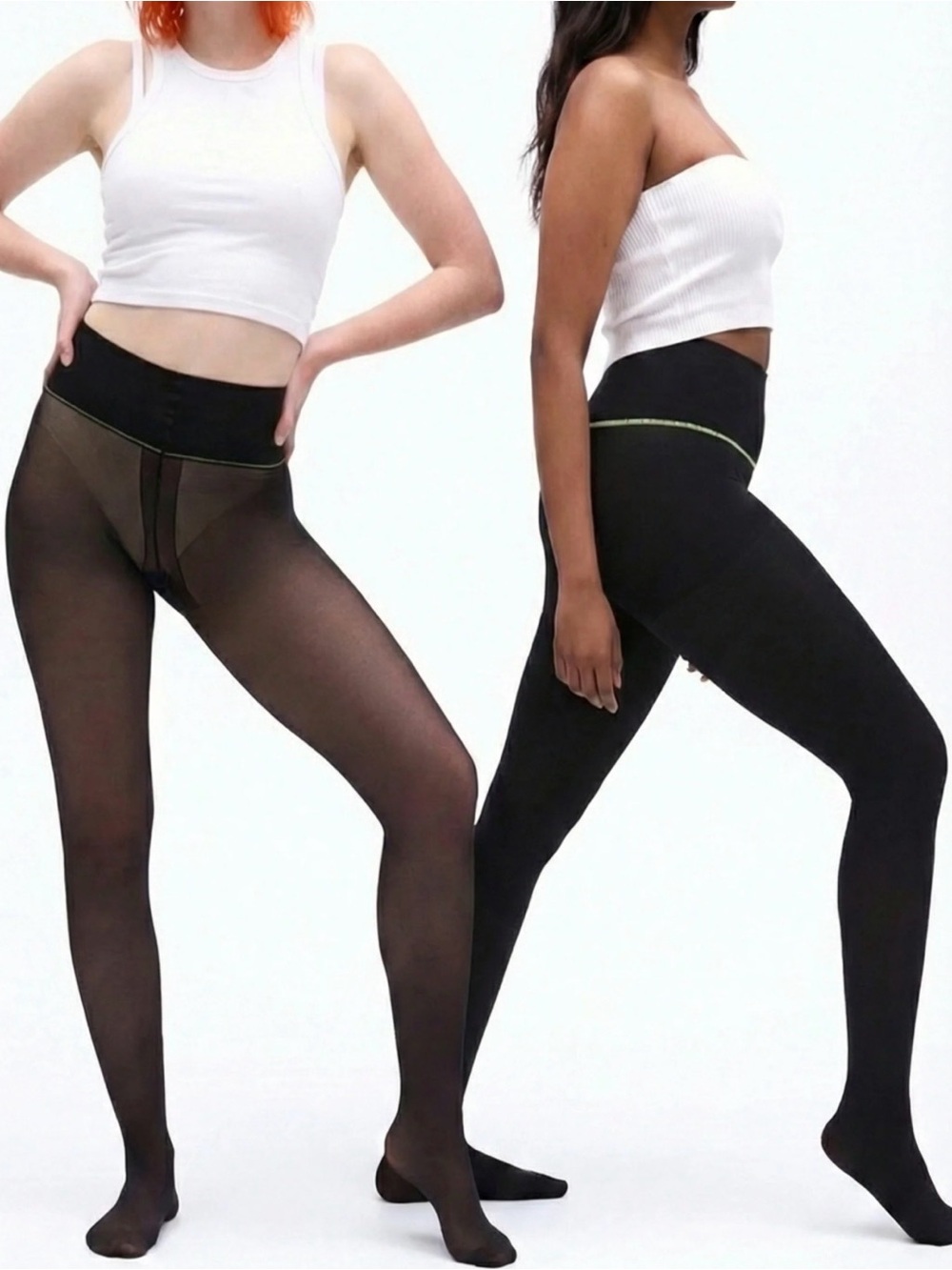 Sheertex Fall Duo Tights in Black